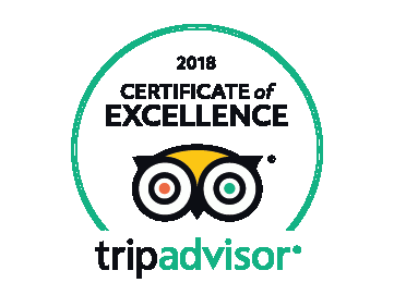TripAdvisor certificate of excellence 2018