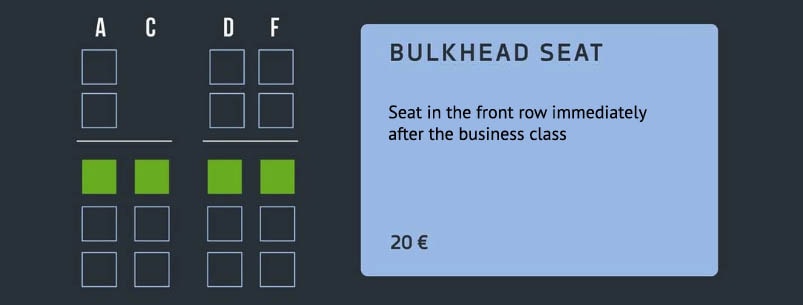 Bulkhead seat